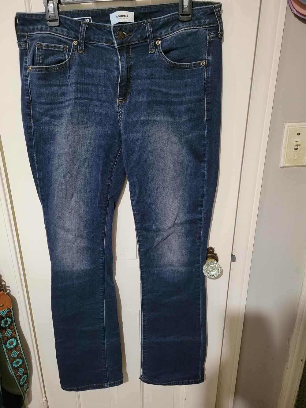 Sonoma Women's Dark Blue Boot Cut Jeans